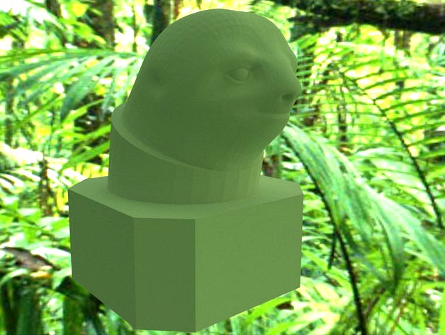 Sloth Bust & Astro Sloth by AwesomeA