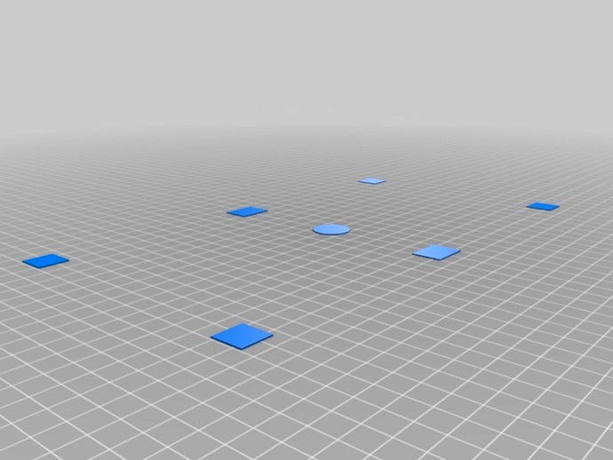Plate Leveling Tabs For Rep 2 Platform by carlandj
