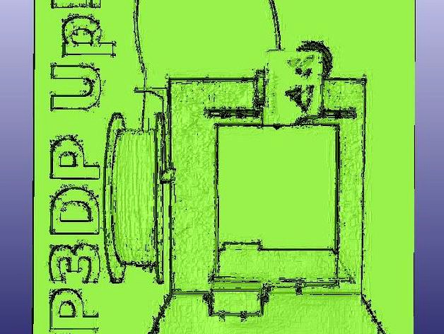PP3DP Up! Plus Lithophane by 3DWP