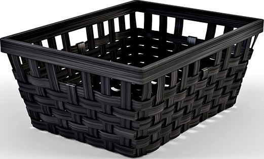 Wicker Basket Ikea Knarra 1 (Black Color)