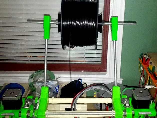 Spool Mount Meddley V2 (Bearing version) by ctheroux