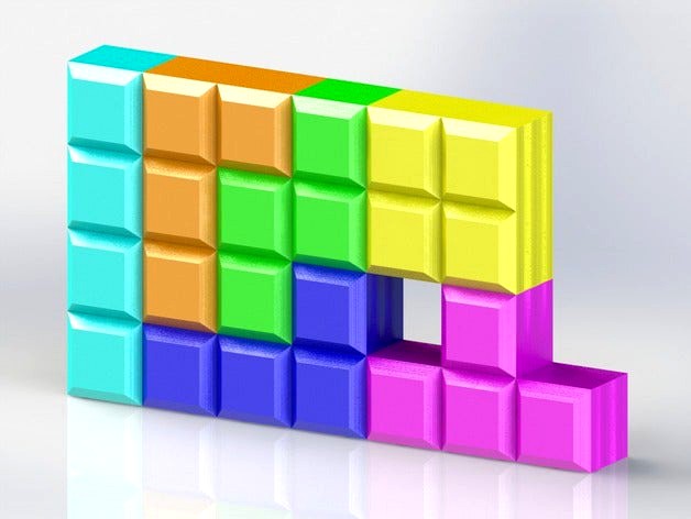 Customizable Modular Tetris Shelves by nac007