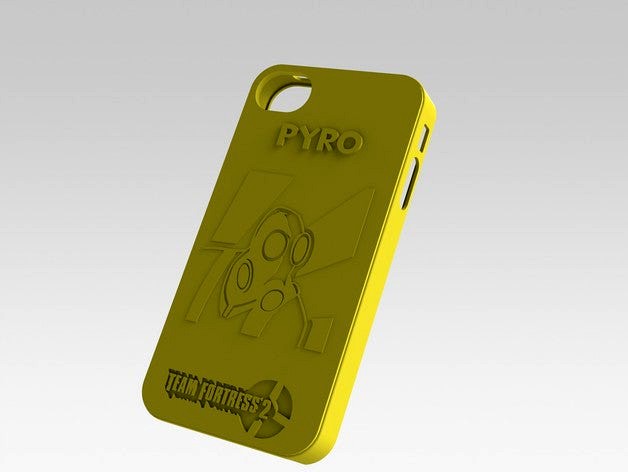 Team Fortress 2 Pyro iPhone 4s case by Monty8629