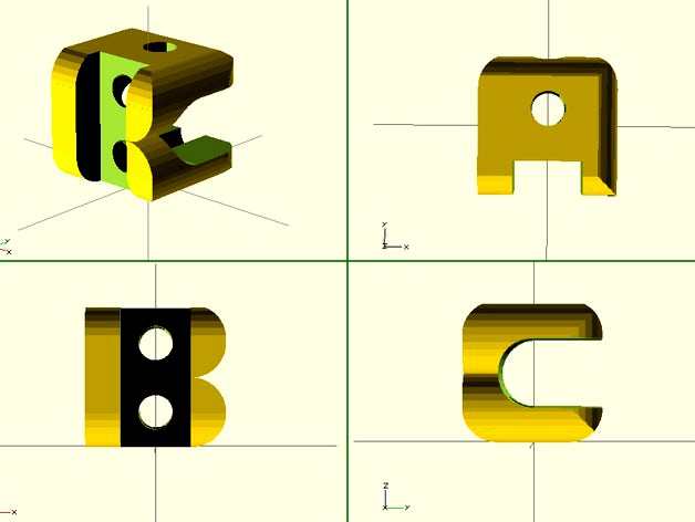 Customizable Monogram Cube by BrianEnigma