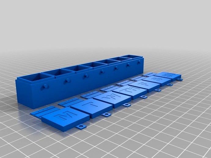 Week long Pill Container Sorter by hendo420