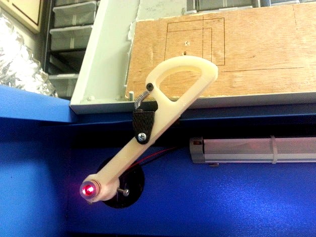 Laser Pointer Holder for 40W CO2 Laser by kai