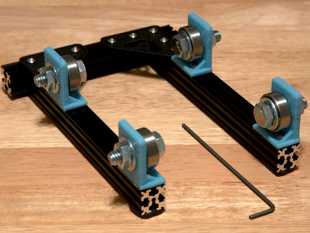 OpenBeam Exposed Bearing Flange by halley