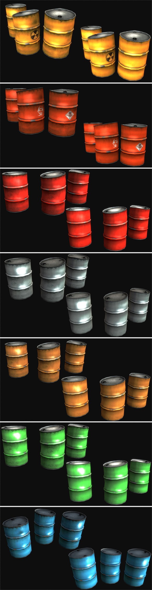 Metal Barrels Collection