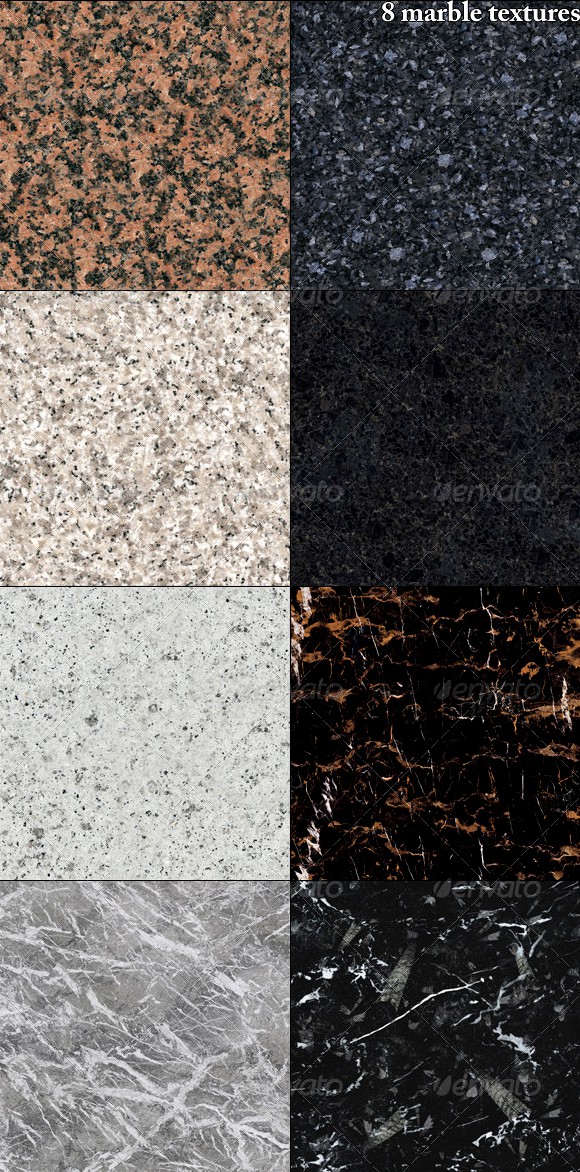8 marble textures