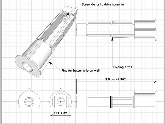 Dry Wall Plug by humberto