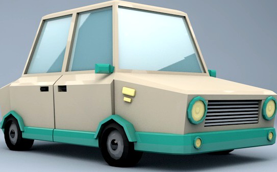 Low poly car