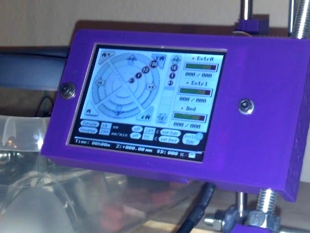 Reprap LCD Touchscreen Controller Case by MrJohn