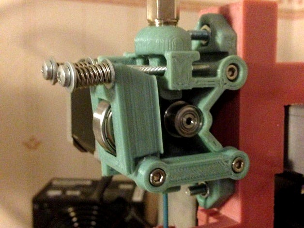 Airtripper's Bowden Extruder V3 pushfit adapter by Rondavouz