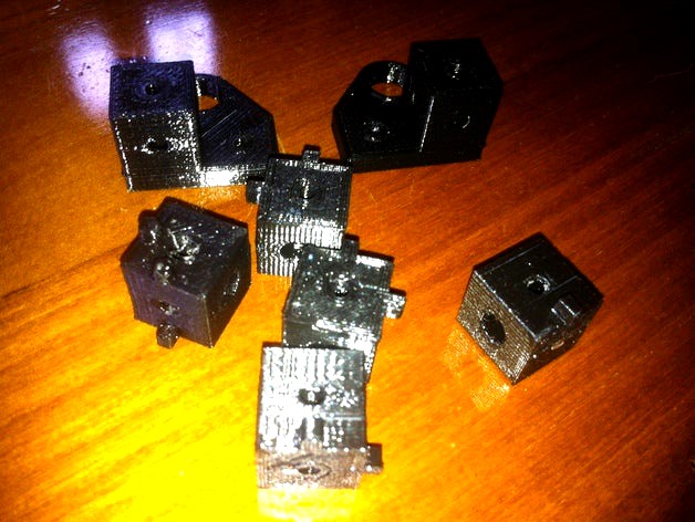 OpenBeam / Misumi HFS3 1515 Corner Blocks / Feet by SystemsGuy