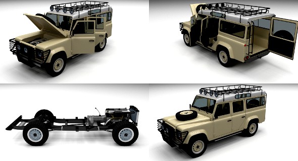 Full Land Rover Defender 110 Station Wagon