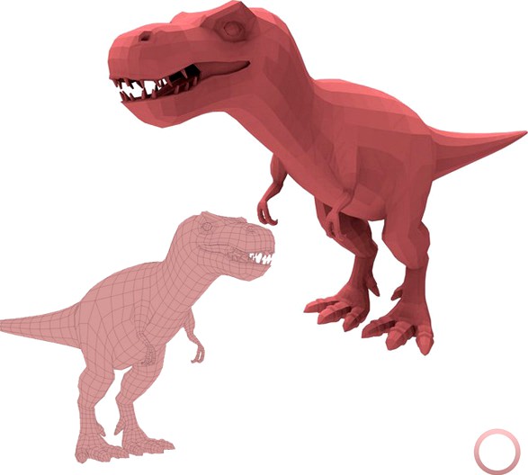 Tyrannosaurus Rex Base Mesh