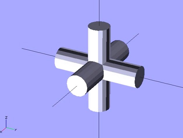 My First Experiment with OpenSCAD by giodamelio