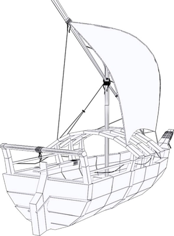 Low Poly Ship 4 Model