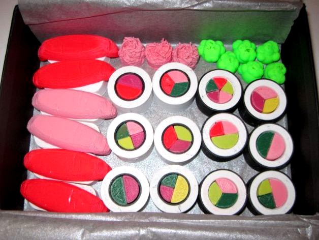 Plastic Sushi Playset  by MakerBlock