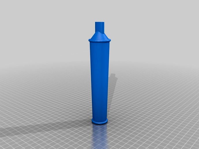 Open Cornamuse (Alto) - Renaissance Reed-Cap meets RepRap by sphynx