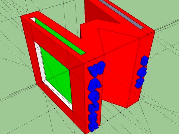 W Shaped Picture Frame by alexmouse