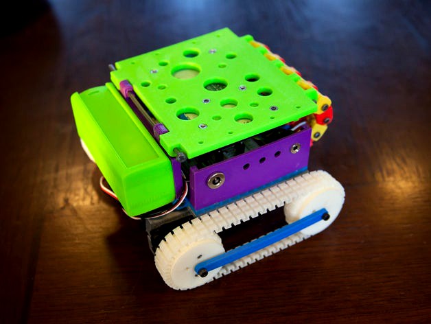 Arduino Book Case (Tank Tracks Mod) by jasonwelsh