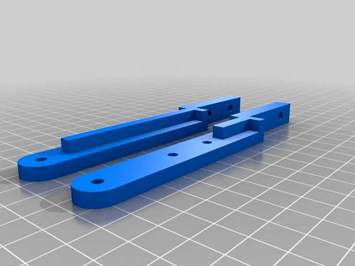 Printrbot Printable Bed Frame (shorter version) by HansPeterHaastrup