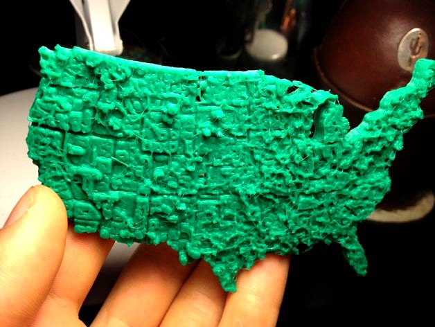 Pocket Unemployment Map of the United States by gungn1r