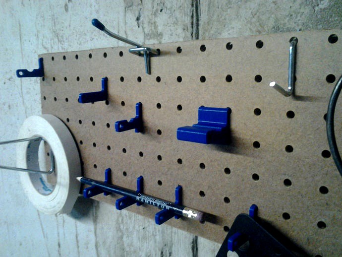 Peg Board Hanger by siderits