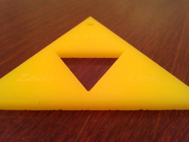 Triforce Key Chain by Sprang1