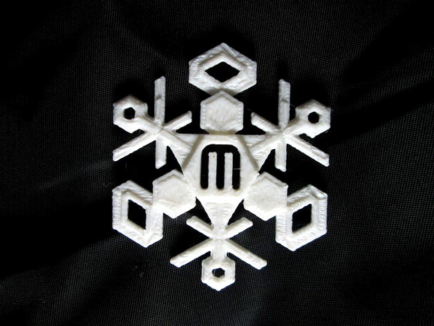 Snowflake 3 by MakerBot