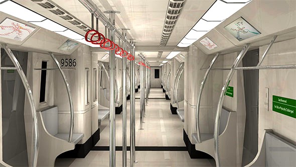 Metro Train Interior