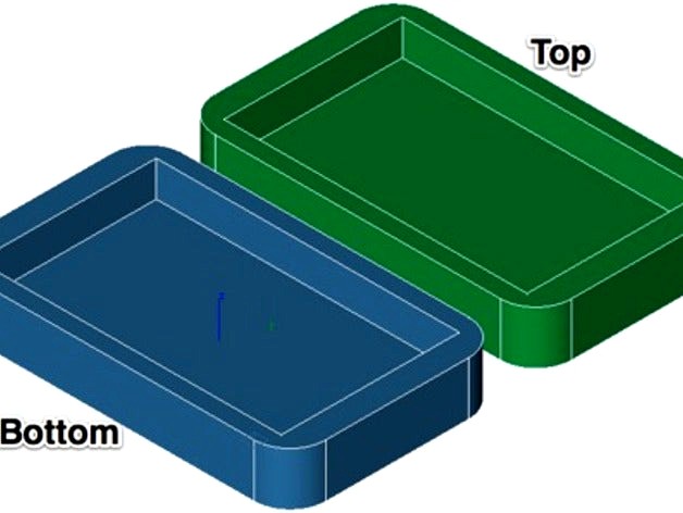 Inhale3D Clam Shell Enclosure Tutorial Parts by inhale3d