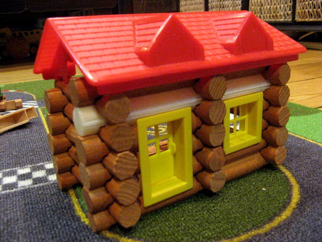 Fully Compatible Lincoln Log by MobyDisk