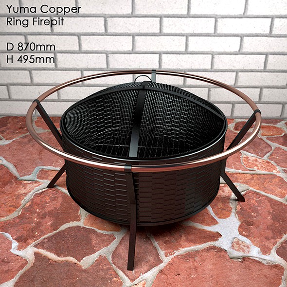 Yuma Copper Ring Firepit