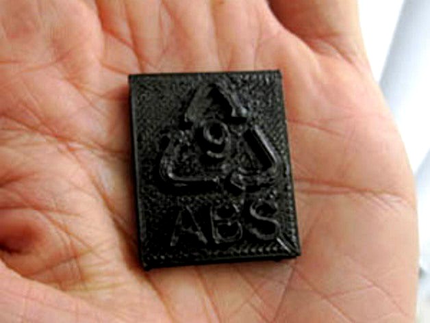 Recycle symbol, #9 ABS plastic. by rexosaurus