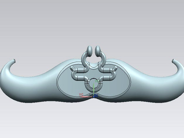 clip-on mustache by jmillerid