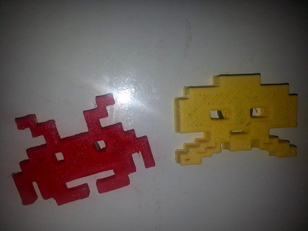 Yet another space invader fridge magnet thing by MikeDX