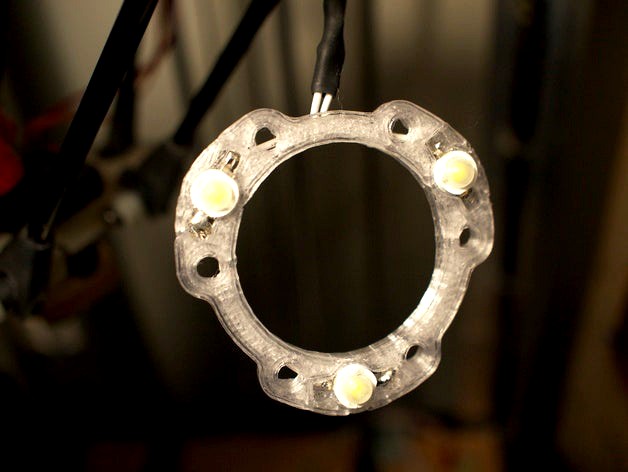 Rostock LED light ring by jasonatepaint