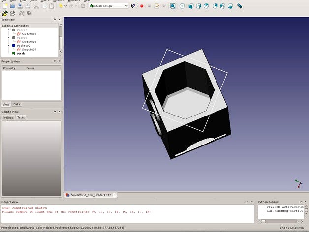 Smallworld Coin Holder by Spaceman-Spliff