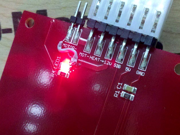 Thing-o-matic LED Replacement for Heater Board by VTDreamVendor