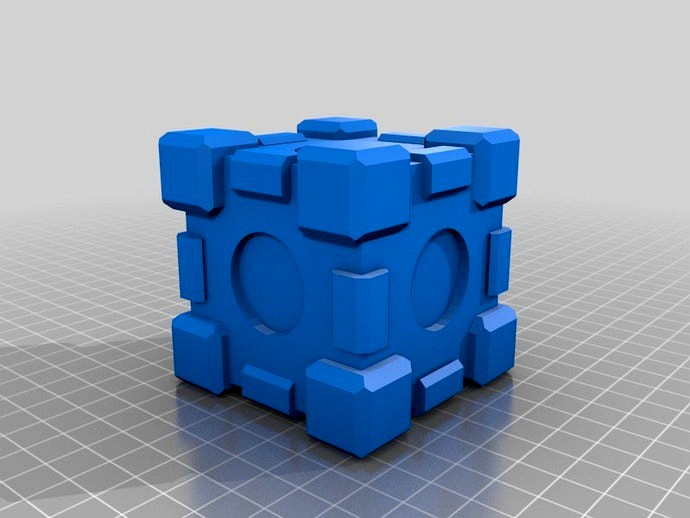 A friendly cube by teya