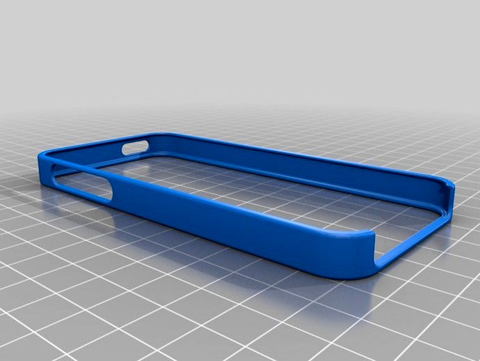 iPhone 5 Bumper for Customization and 3D Printing by duann