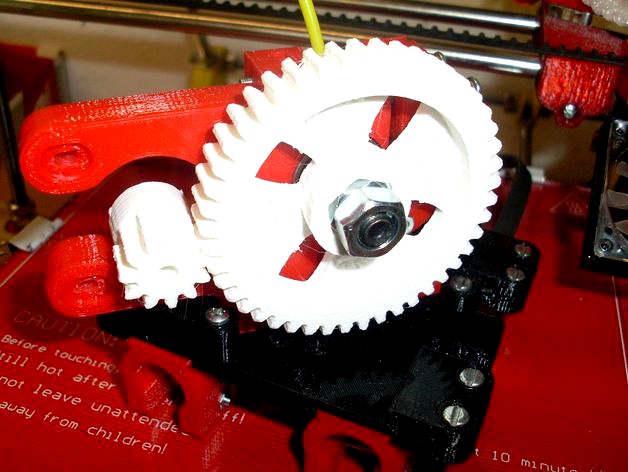 Small footprint J-head quick fit extruder by Wired1