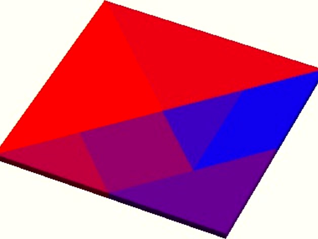 Parametic Tangram with automatic print plate generator by TakeItAndRun