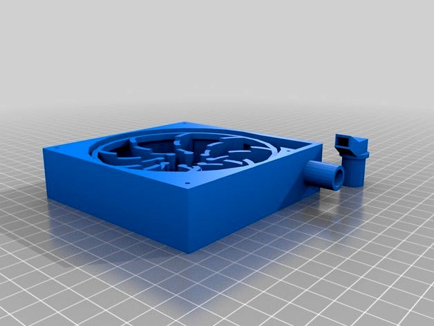 Fanbox for Printrbot Air Nozzle System by moltenplastic