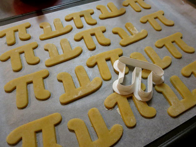 Pi Cookie cutter - and cookie cutter script by mrbenbritton