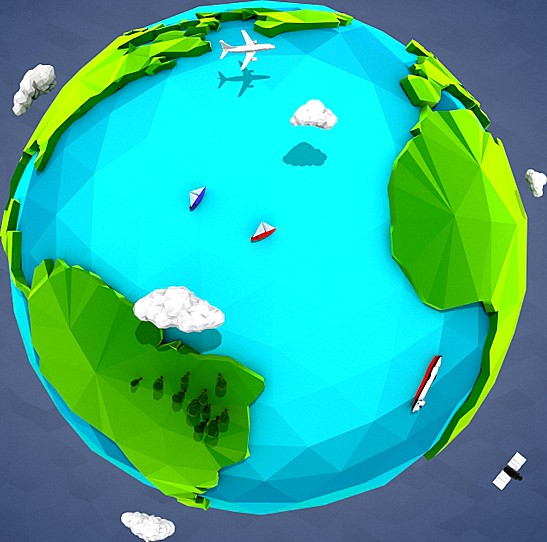 Lowpoly Earth