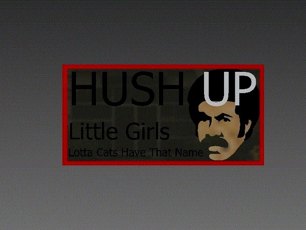 Black Dynamite License Plate by matrhint