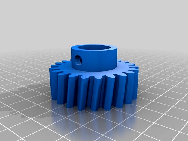 Helical gear  by Glyn